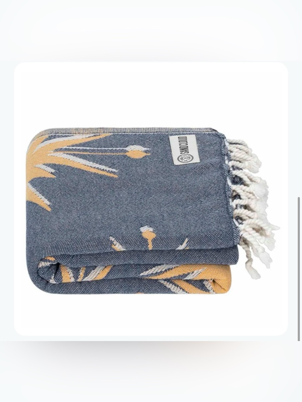 Sand Cloud Beach Towel Blue Turkish Cotton Sand Resistant New